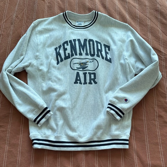 CHAMPION Kenmore Air REVERSE WEAVE YARN DYE RIB CREW - Picture 3 of 3